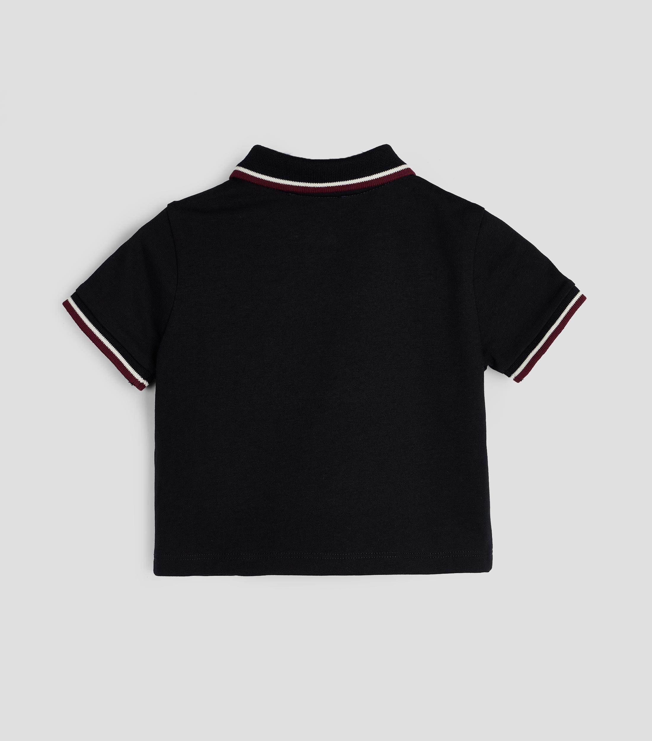 Playera tipo polo manga corta lisa Niño